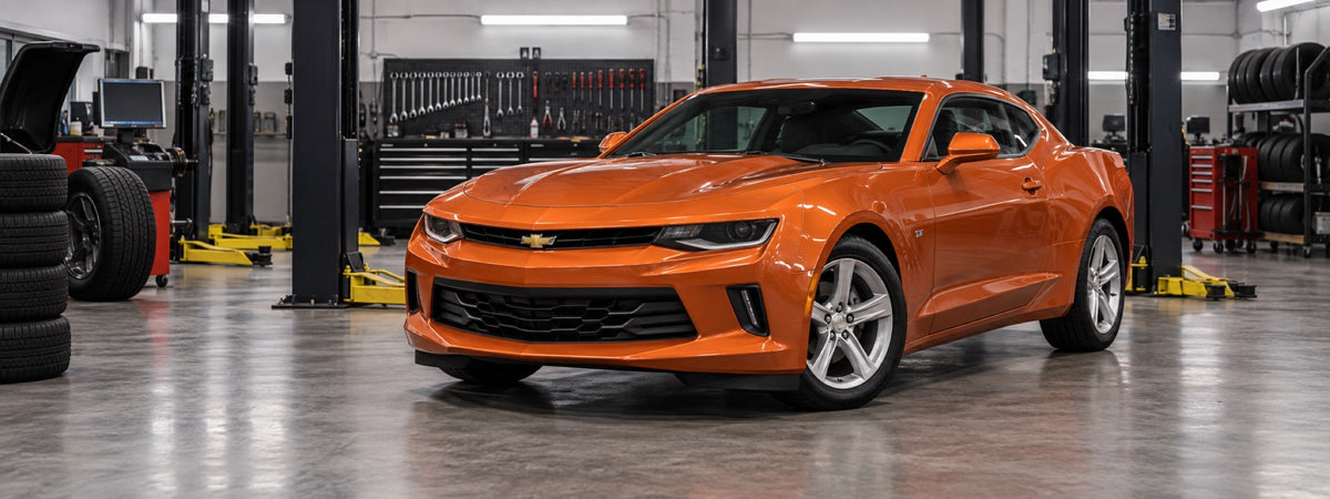 Chevrolet Camaro Turbo 2.0L manual 2018 en taller