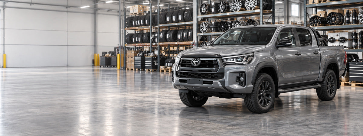 Banner de repuestos compatibles para Toyota Hilux