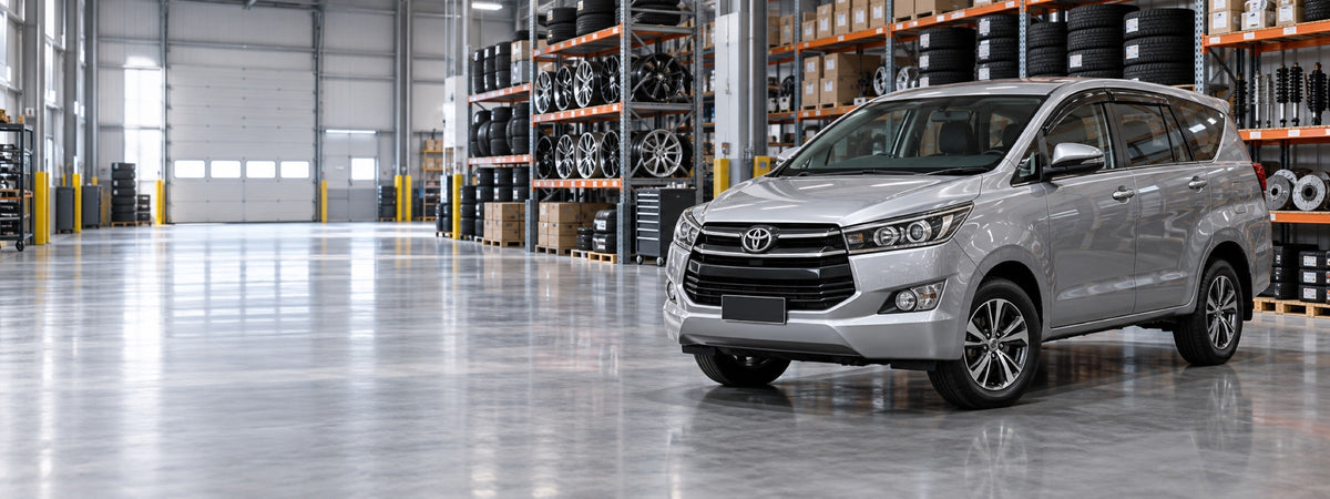 Banner de repuestos compatibles para Toyota Innova