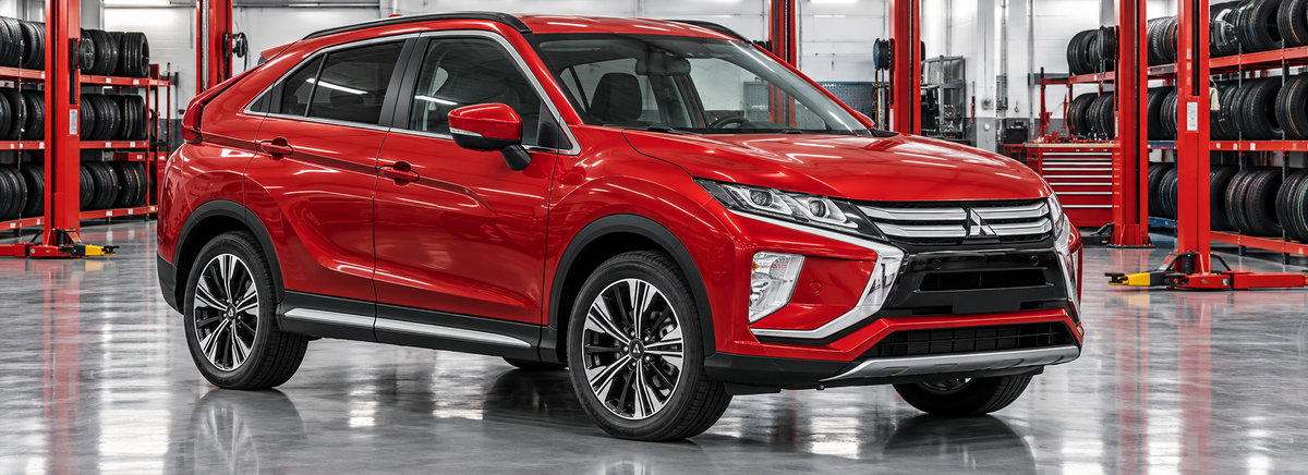 Mitsubishi Eclipse Cross GL 2.0 2020-2021 en un taller de llantas