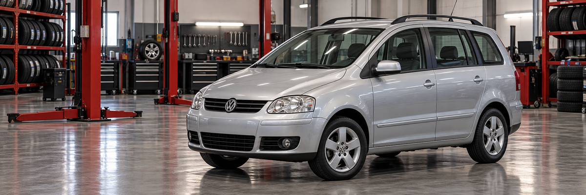 Volkswagen Spacefox 1.6 primera generación en taller de llantas