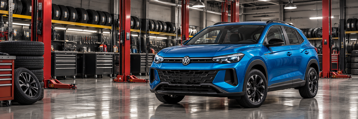 Volkswagen Tera 2026 de referencia oficial ecuatoriana en taller de llantas