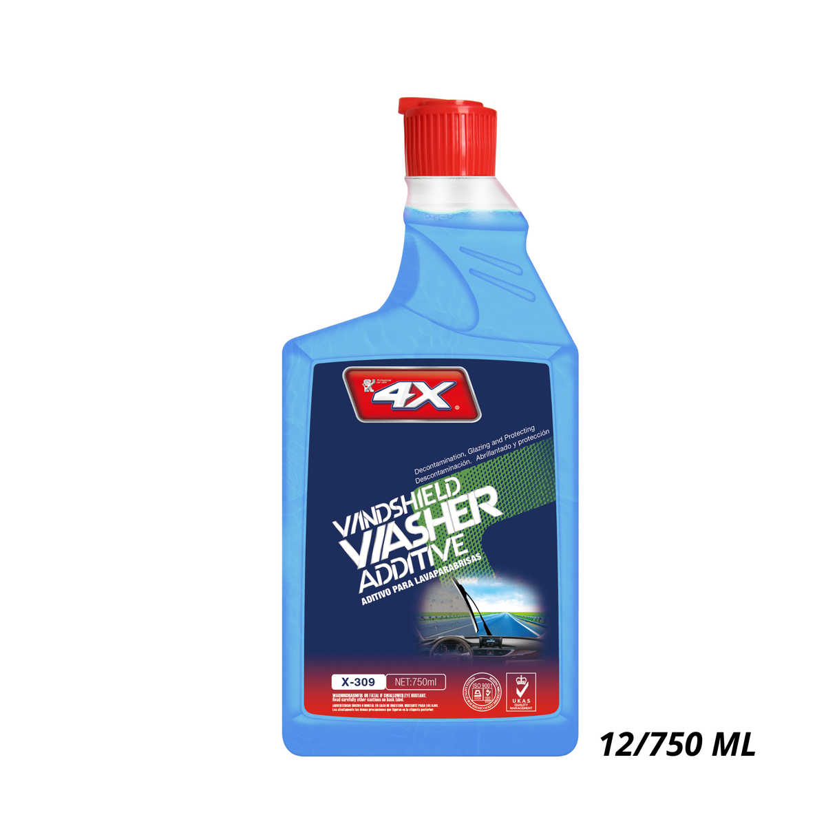 ADITIVO PARA LIMPIAPARABRISAS 4X DESCONTAMINACION, ABRILLANTADO Y PROTECCION