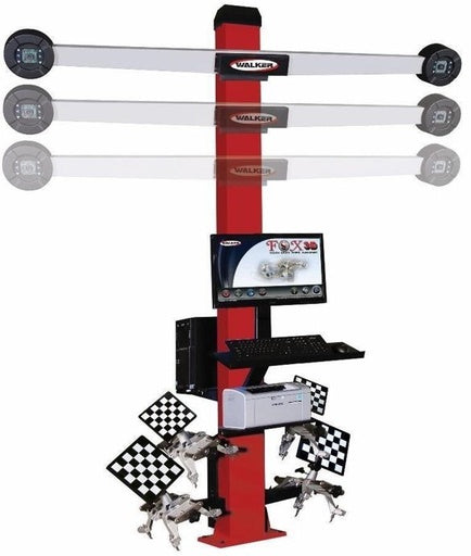 ALINEADOR DE RUEDAS FOX-3D CON SISTEMA DE CAMARAS WALKER + IMPRESORA