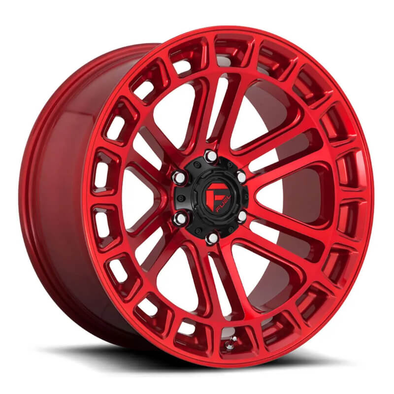 FUEL® HEATER - 22X10.0 (6X135) CB87 ET-13 RED CANDY