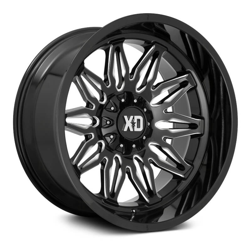 XD SERIES® XD859 - 22X12.0 (6X135/6X139.7) ET-44 GLOSS BLACK MILLED