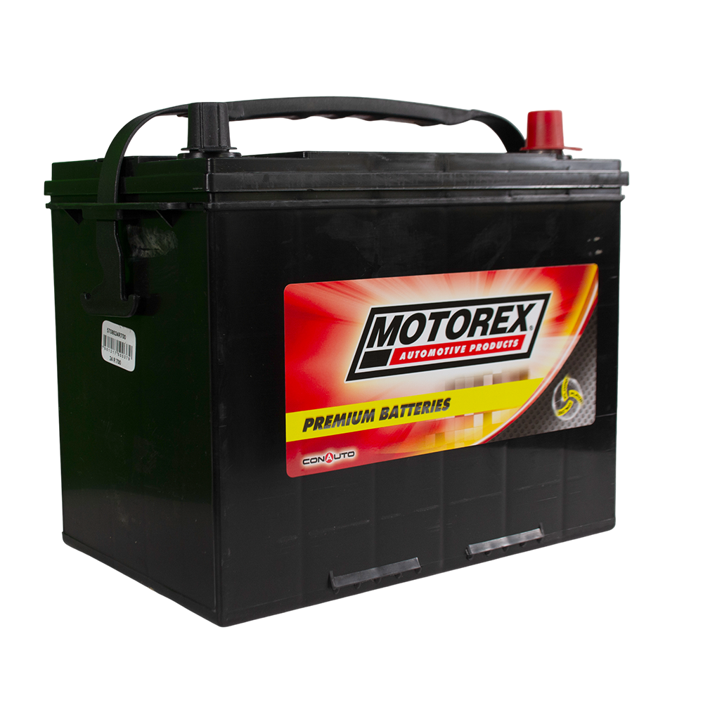 BATERIA MOTOREX 24R700 <BORNE INVERTIDO> 12V ~ 515CCA 18° |LARGO: 259MM - ANCHO: 167MM - ALTO: 229MM