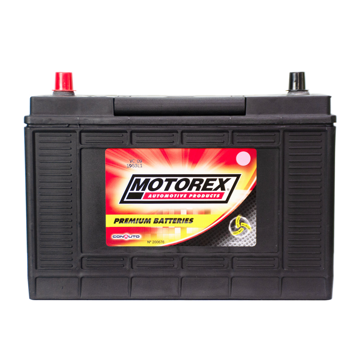 BATERIA MOTOREX 31T851 TORNILLO 12V ~ 670CCA 18° |LARGO: 329MM - ANCHO: 172MM - ALTO: 241MM|