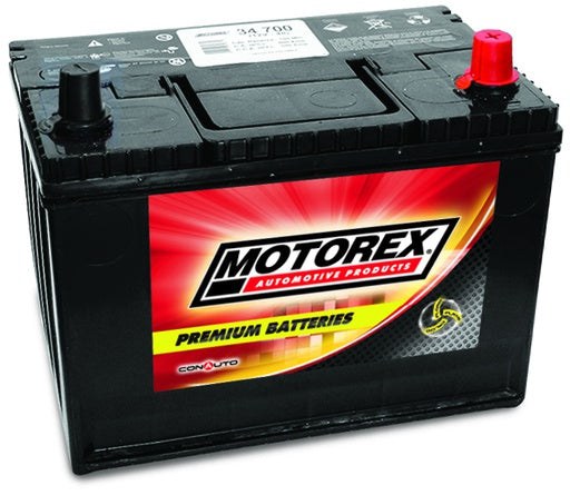 BATERIA MOTOREX 34R700 12V ~ 500CCA 18° |LARGO: 259MM - ANCHO: 172MM - ALTO: 200MM|