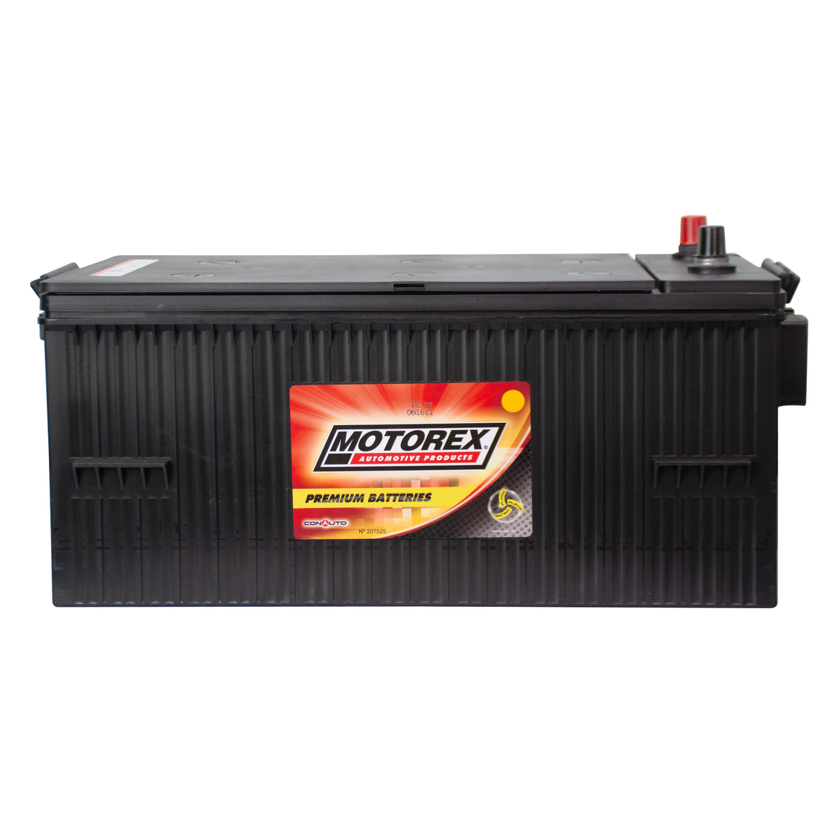 BATERIA MOTOREX 8D1500 12V ~ 1113CCA 18° |LARGO: 518MM - ANCHO: 276MM - ALTO: 244MM|