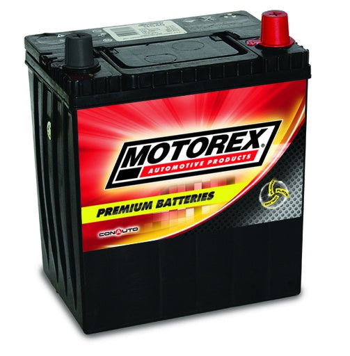 BATERIA MOTOREX B19ZL 12V ~ 355CCA 18° |LARGO: 195MM - ANCHO: 126MM - ALTO: 226MM|