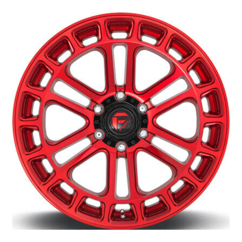 FUEL® HEATER - 22X10.0 (6X135) CB87 ET-13 RED CANDY