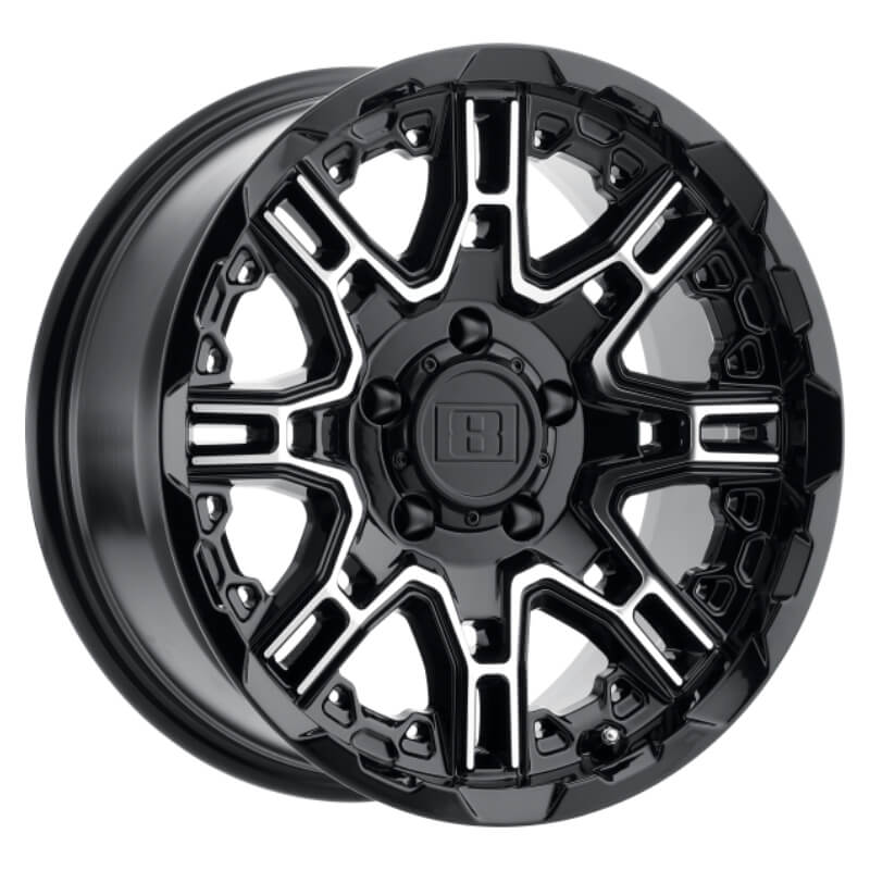 LEVEL 8® LE SLINGSHOT - 17X8.5 5X127 ET-10MM G-BK MC