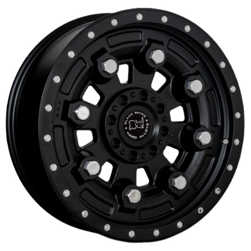 RW® - 20X9.0 5X114.3 ET0 CB73.1 SMATE BLACK RIVETS CHROME