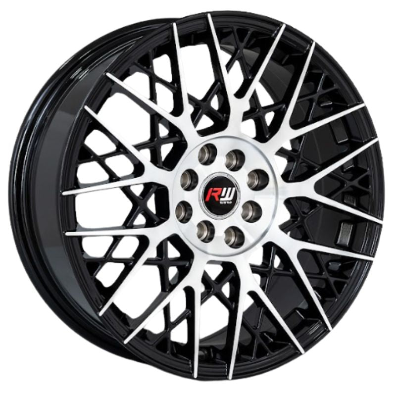 RW® - 17X7.5 8X100/114.3 ET42 CB73.1 BLACK MACHINED