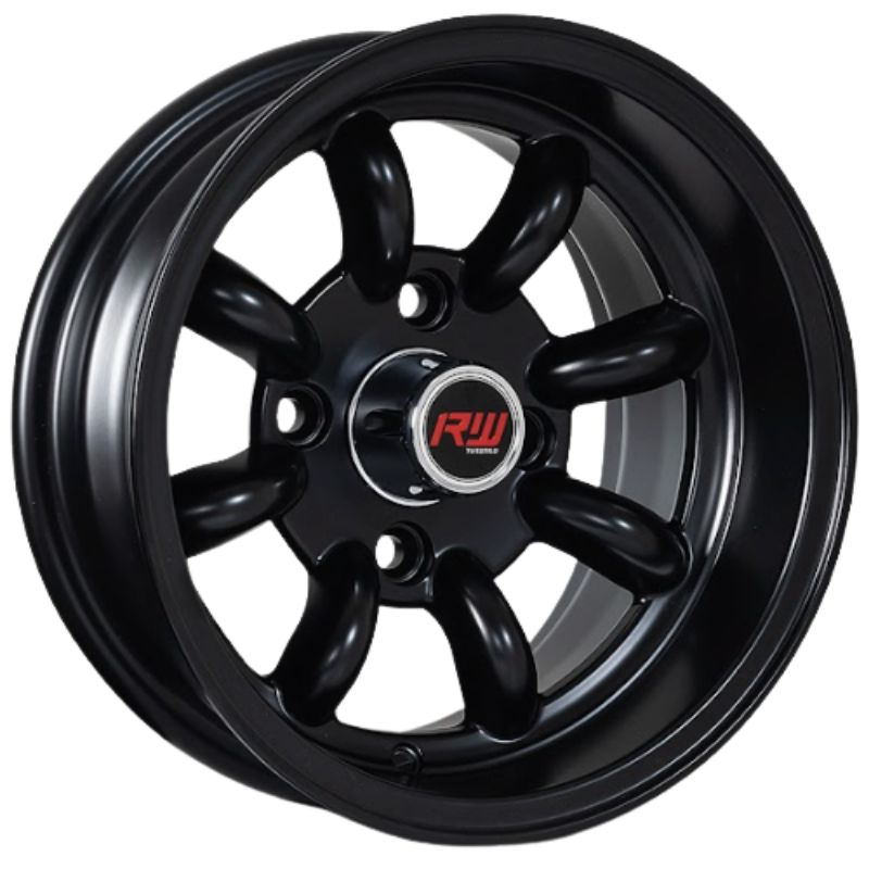 RW® - 13X7.0 4X114.3 ET-7 CB73.1 SATIN BLACK