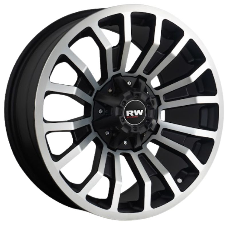 RW® - 18X9.0 6X139.7 ET20 CB110 SATIN BLACK/MACHINE