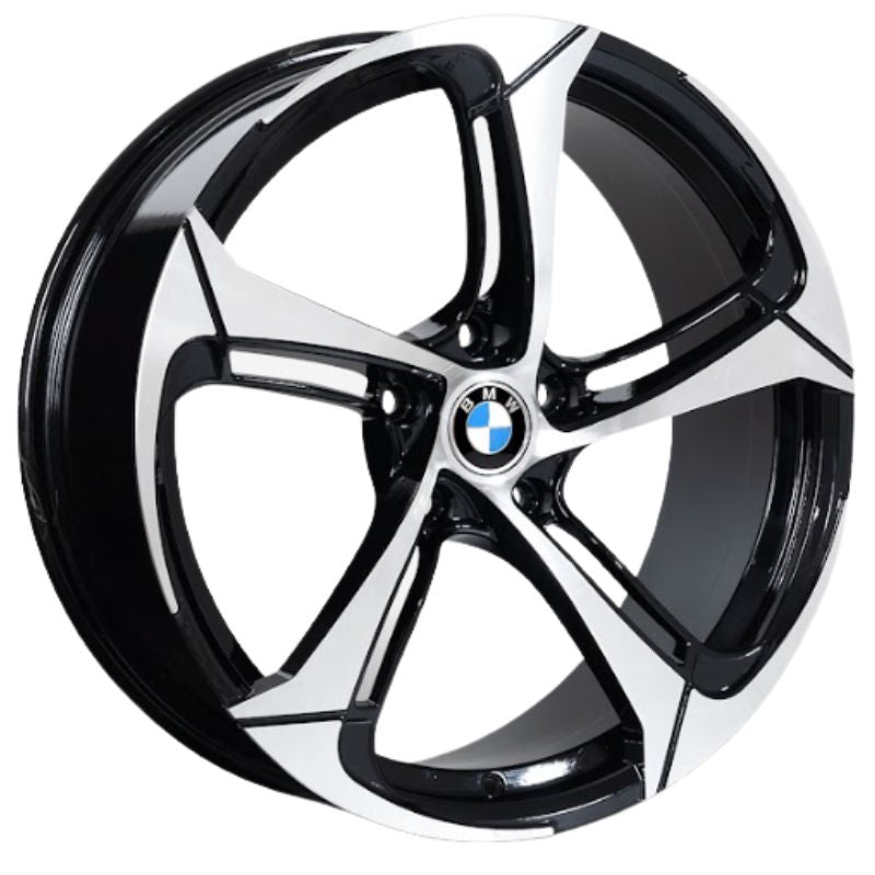 RW® - 19X8.5 5X120 ET35 CB72.60 BLACK MACHINE