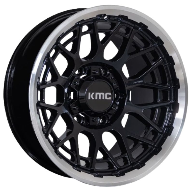 RW® - 16X8.0 6X139.7 ET0 CB110.1 BLACK/LIP POLISH