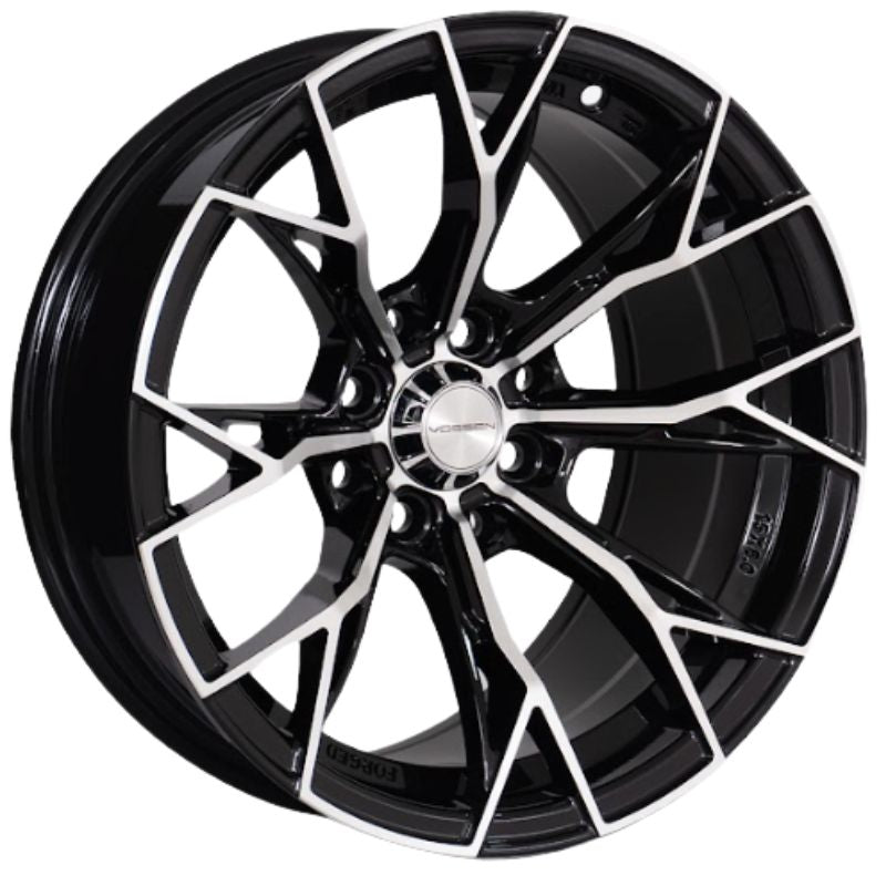 RW® - 15X8.0 4X100/4X114.3 ET15 CB73.1 BLACK MACHINE
