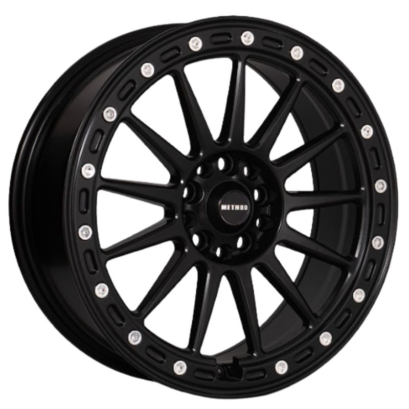 RW® - 17X7.5 5X108/5X114.3 ET35 CB73.1 SMATE BLACK -RIVET
