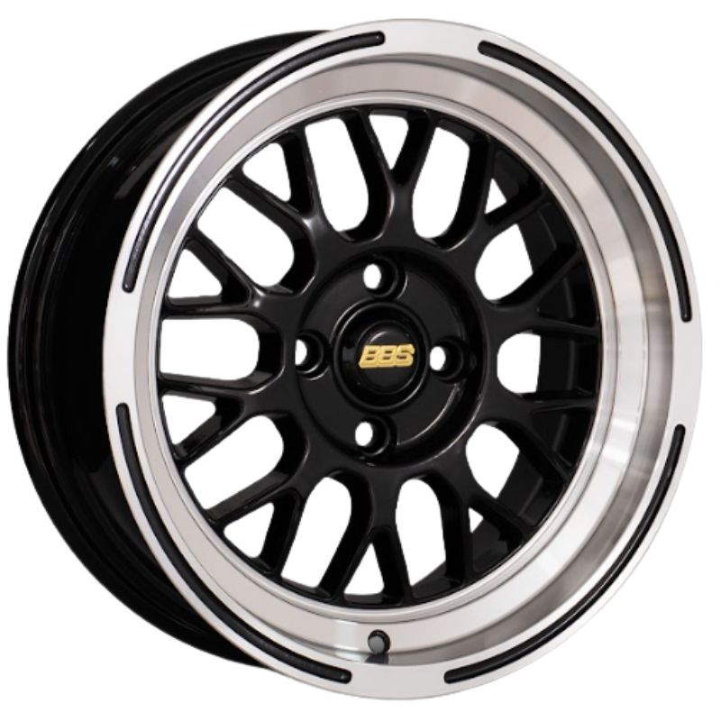 RW® - 15X7.5 4X100 ET30 CB73.1 BLACK LIP POLISHED