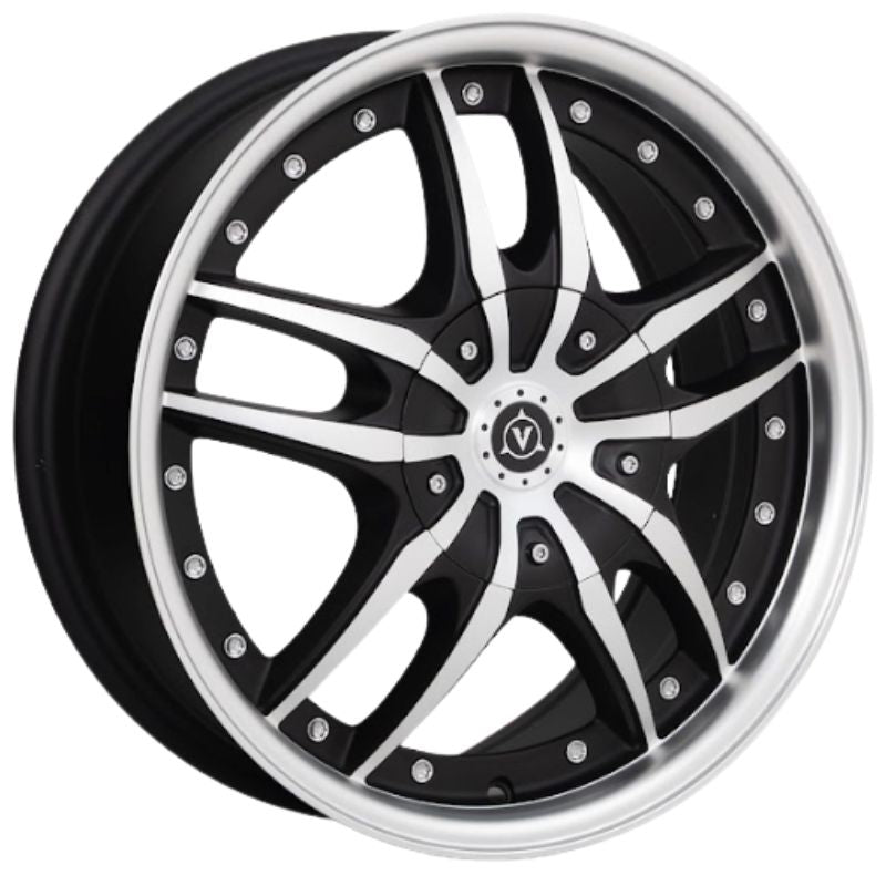 RW® - 16X7.0 4X100/4X114.3 ET38 CB73.1 BLACK MACHINE/LIP POL