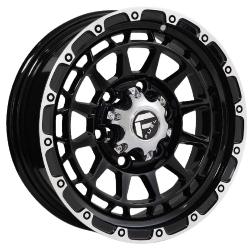 RW® - 15X7.0 6X139.7 ET10 CB110.1 BLACK/RING POLISHED