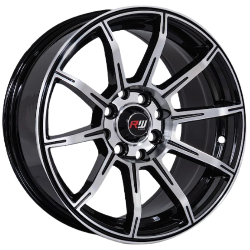 RW® - 15X7.5 4X100/4X114.3 ET32 CB73.1 BLACK MACHINED