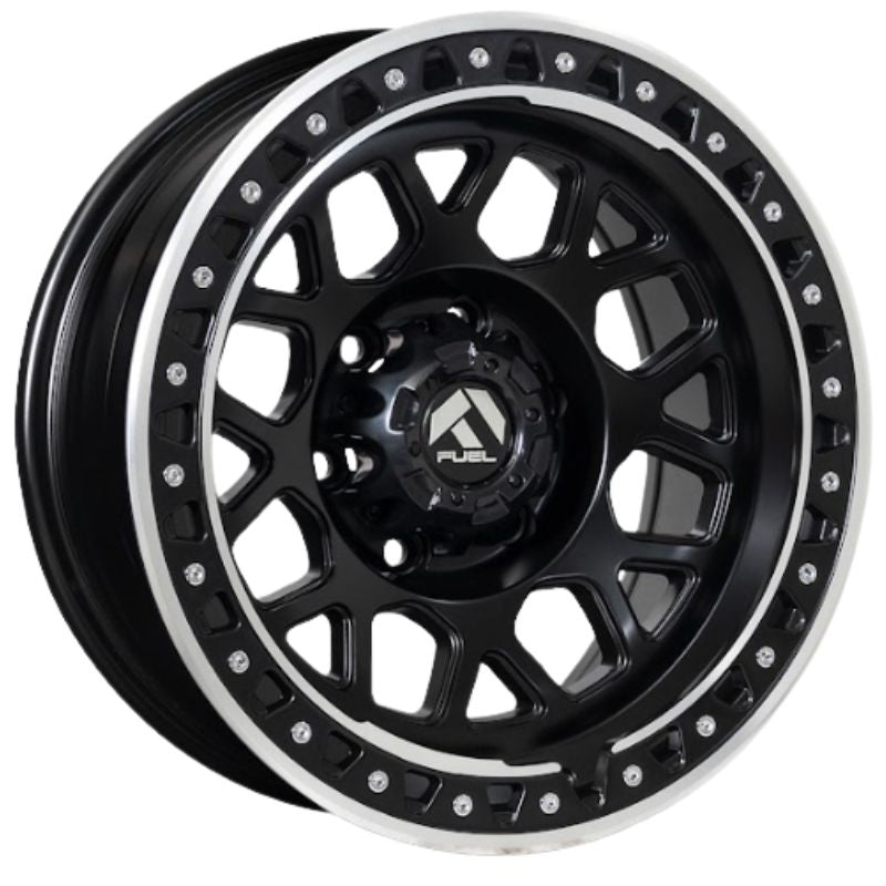 RW® - 17X9.0 6X139.7 ET0 CB110.1 SMATE BLACK/RING POLISH1