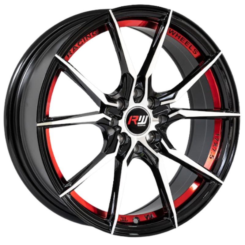 RW® - 17X7.5 4X100/4X114.3 ET40 CB73.1 BM/RED UNDERCUT