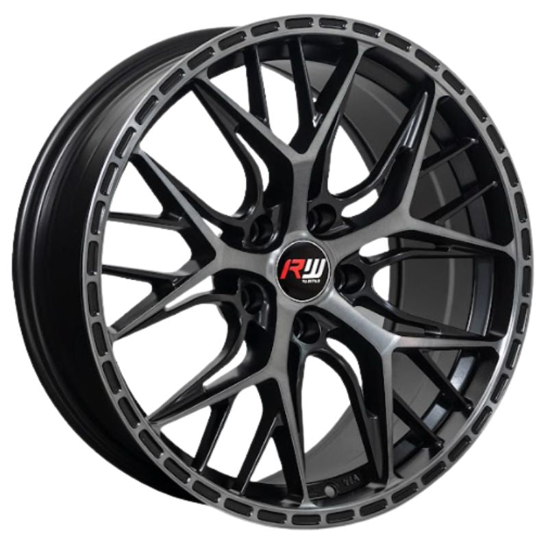 RW® - 18X8.5 5X114.3 ET35 CB73.1 SMATE BLACK/MACHINED BL