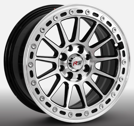 ARO 15X7 100/108X8 ET35 CB73.1 BLACK MACHINE/RING POLI