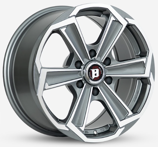 ARO 17X7.5 130X6 ET20 CB74.6 GUN METAL MACHINE