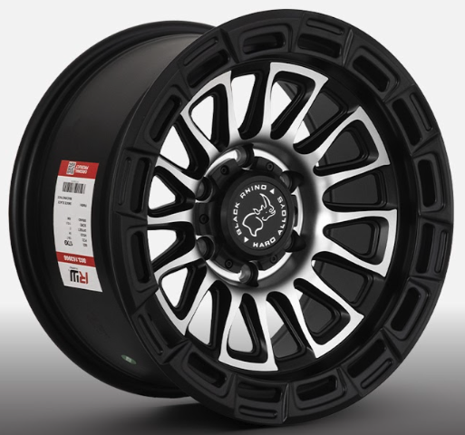 ARO 17X9 139.7X6 ET0 CB110.5 SMATE BLACK MACHINE