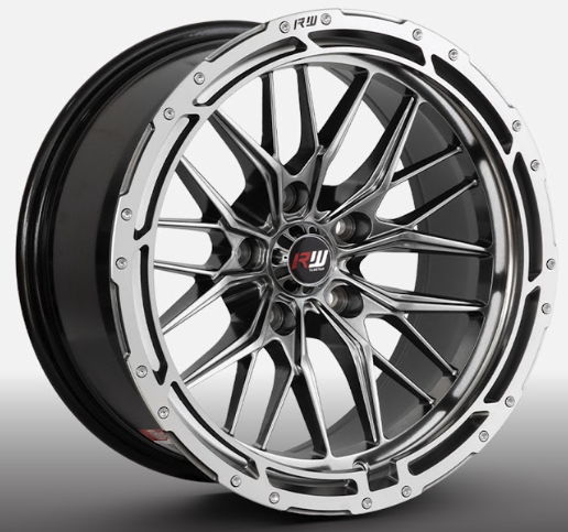 ARO 16X8 114.3X5 ET-5 CB73.1 HYPER BLACK/RING POLISH/R