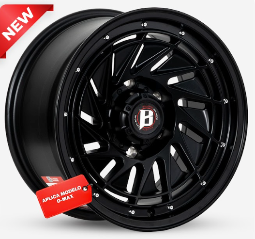ARO 16X8 139.7X6 ET-5 CB110.5 SMATE BLACK/LIP BLACK/RI