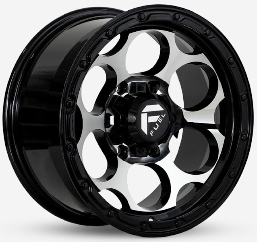 ARO 16X8 139.7X6 ET0 CB110.5 BLACK MACHINE