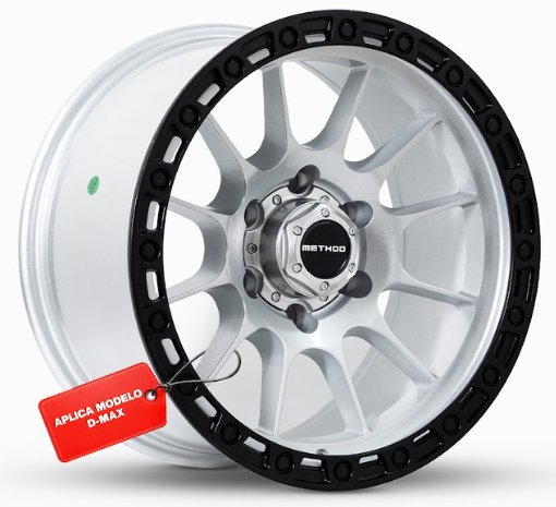 ARO 17X9 139.7x6 ET-12 CB106.1 SILVER/RING SMATE BLACK