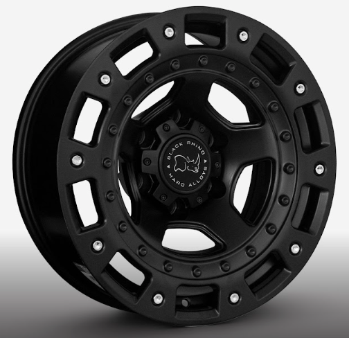 ARO 17X9 139.7X6 ET-12 CB106.1 SMATE BLACK/RIVET