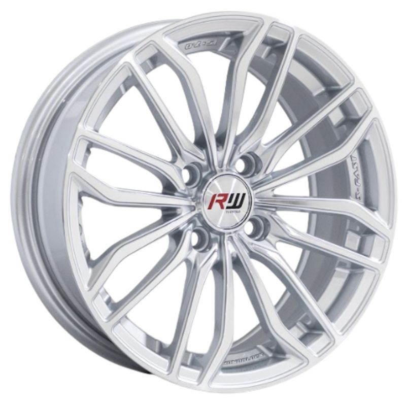 RW® - 15X7 4X100 ET40 CB73.1 SILVER MACHINE