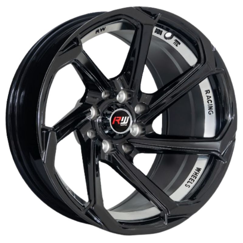 RW® - 15X8 4X100/4X114.3 ET-10 CB73.1 BLACK/UNDERCUT POLI