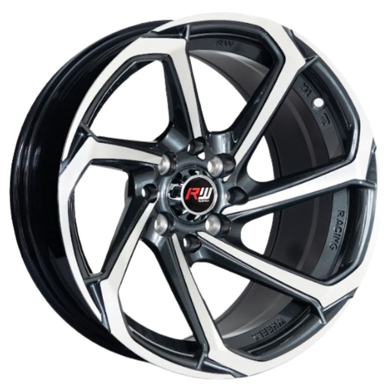 RW® - 15X8 4X100/4X114.3 ET-10 CB73.1 GUN METAL/MACHINED