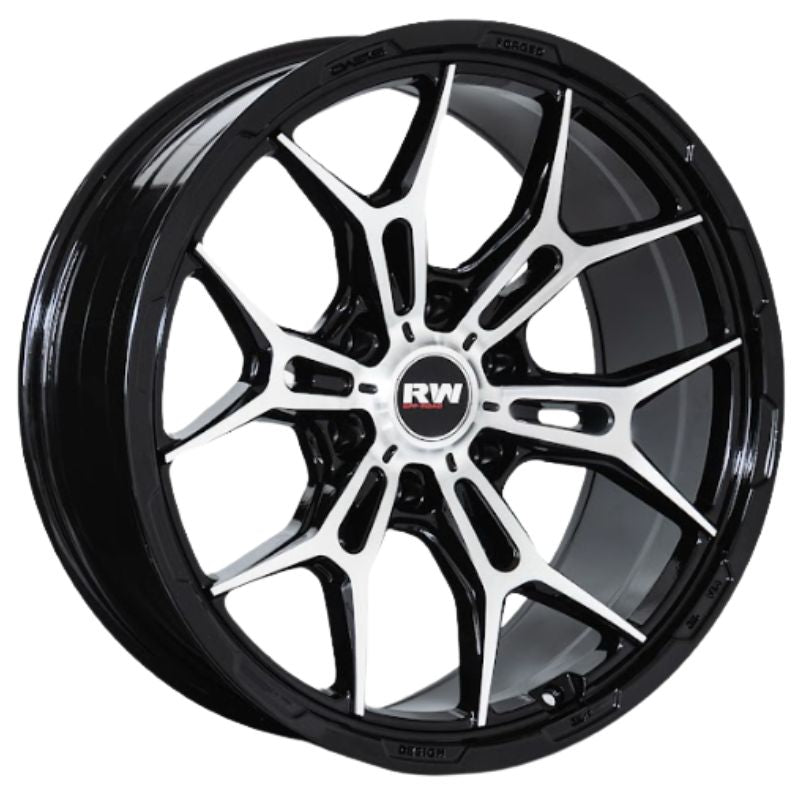 RW® - 20X9 6X139.7 ET0 CB110 BLACK MACHINE