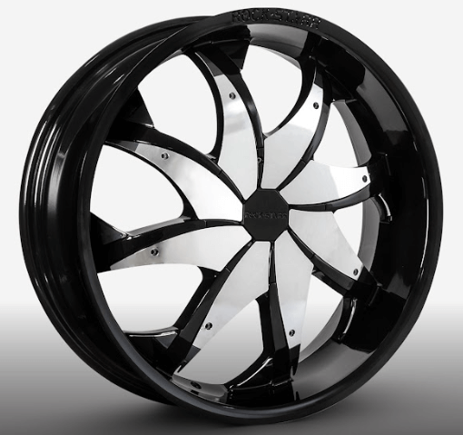 RW® - 20X7.5 6X135/6X139.7 ET40 CB110 BLACK/ASPAS CH