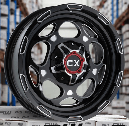 RW® - 20X9.0 6X139.7 ET18 CB110.5 BLACK GLOSS/MILLED WIN