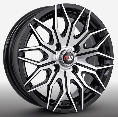 RW® - 13X5.5 4X100 ET30 CB73.1 BLACK MACHINED