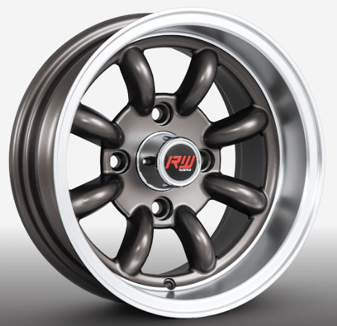 RW® - 13X7.0 4X114.3 ET-7 CB73.1 DARK BRONZE/LIP POLISHED