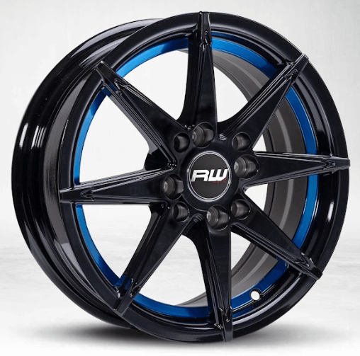 14x6 4X100/4X114.3 ET30 CB73.1 B/BLUE UNDERCUT