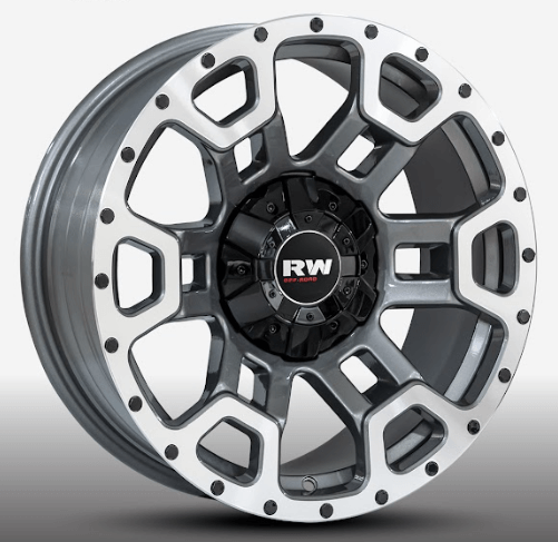 RW® - 17X9.0 6X114.3/6X135 ET-12 CB87.1 GM/MACHINED R